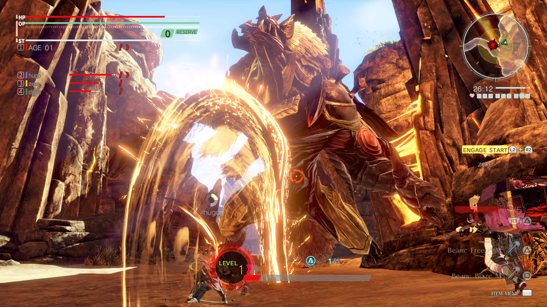 Скриншот из игры God Eater 3