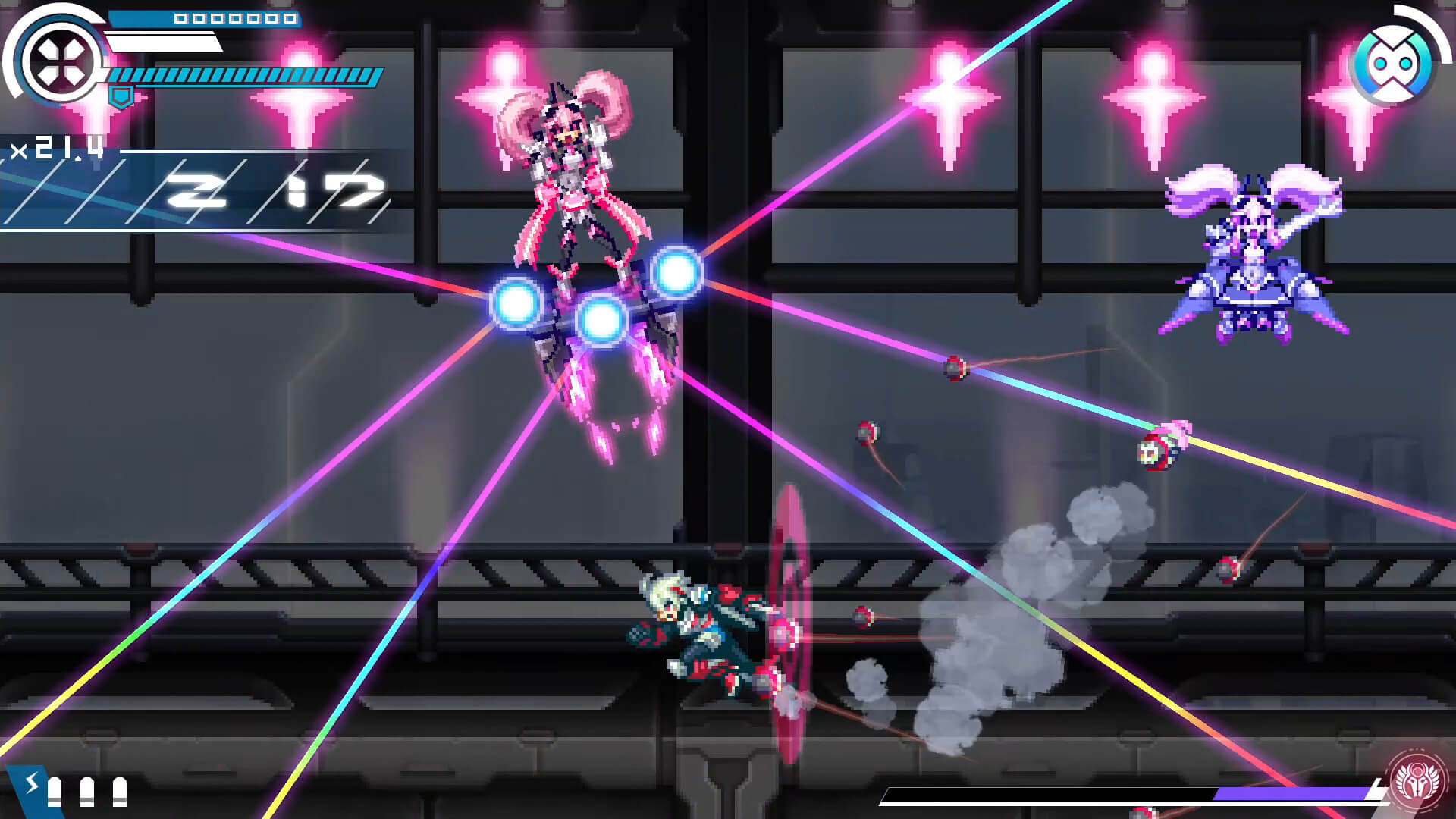 Скриншот из игры Gunvolt Chronicles: Luminous Avenger iX