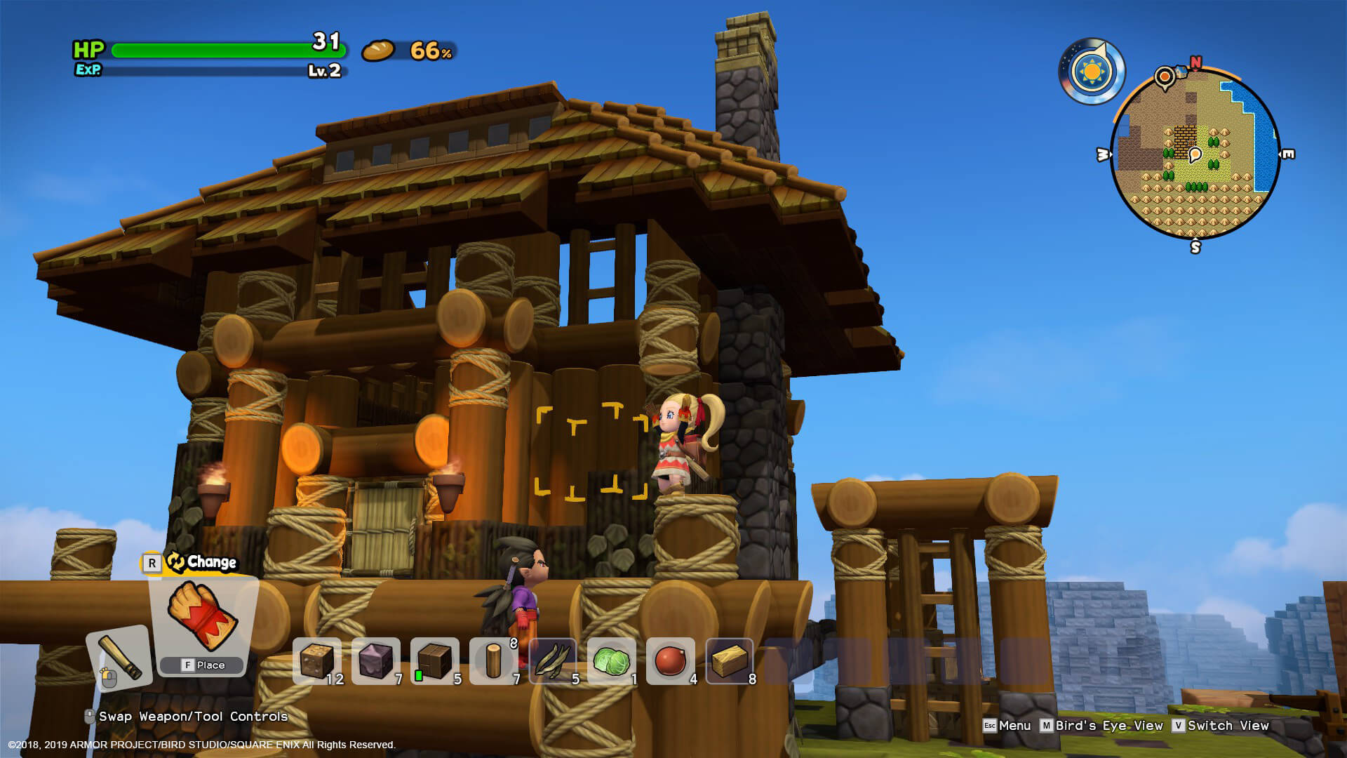 Скриншот из игры Dragon Quest Builders 2