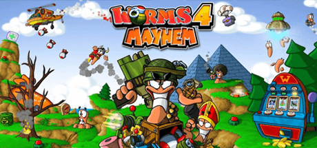 Скачать игру Worms 4: Mayhem на ПК бесплатно