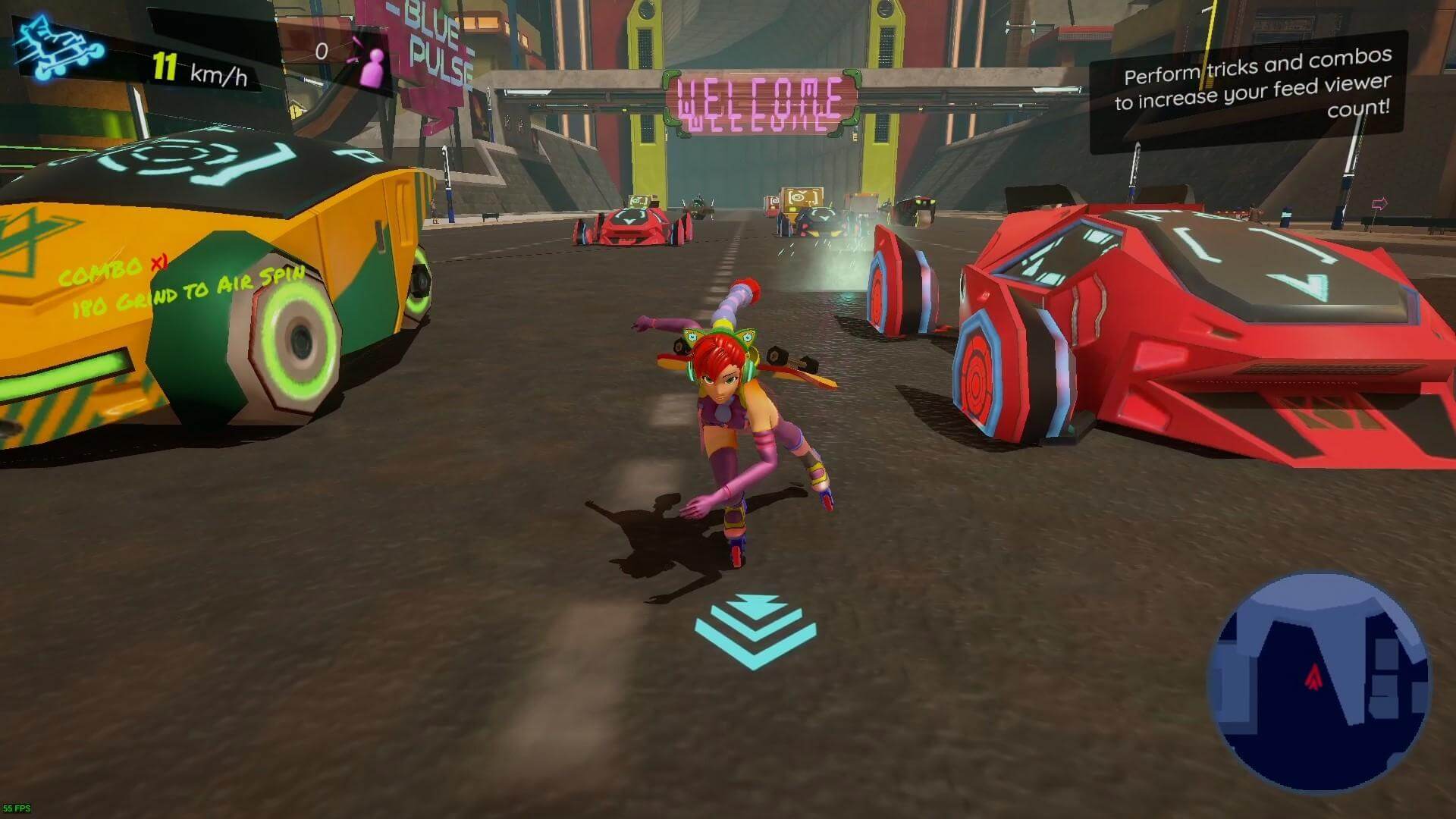 Скриншот из игры Neon Tail