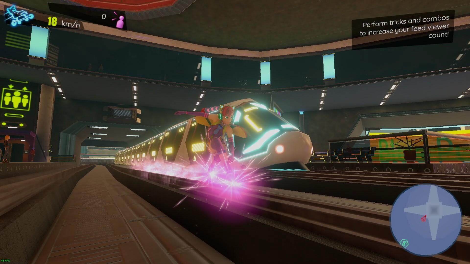 Скриншот из игры Neon Tail