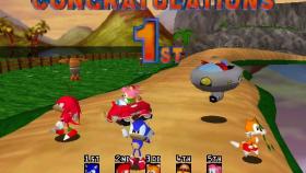 Скриншот из игры Sonic R в хорошем качестве