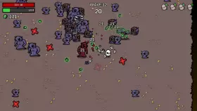 Скриншот из игры Brotato в хорошем качестве