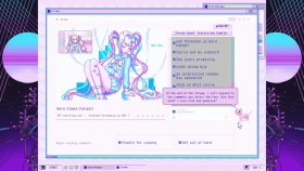 Картинка NEEDY GIRL OVERDOSE на ПК